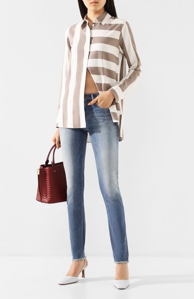 Джинсы EMPORIO ARMANI синего цвета по цене 27750 руб., арт. 3H2J20/2D3RZ, фото 2 Джинсы EMPORIO ARMANI, арт. 3H2J20/2D3RZ, фото 2