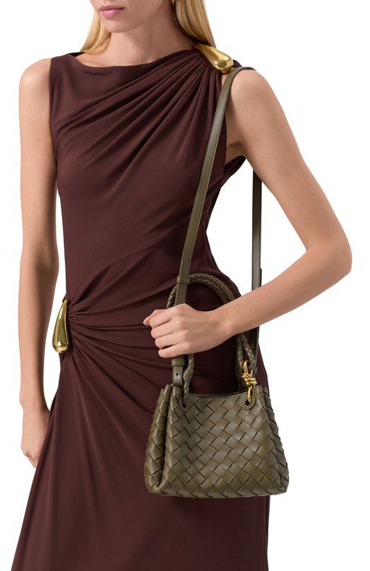 Сумка Parachute small Bottega Veneta 796569/VCPPT Хаки  796569/VCPPT Фото 2