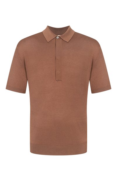 Мужская поло из шелка и хлопка 12 STOREEZ, арт. 136283