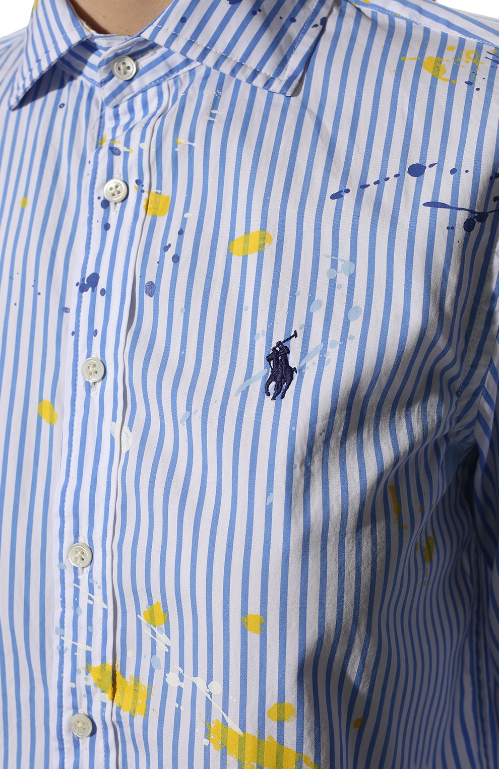 Хлопковая рубашка POLO RALPH LAUREN, арт. 211784162, фото 5