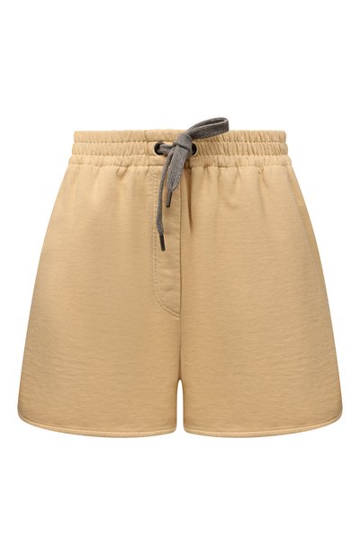 Женские хлопковые шорты BRUNELLO CUCINELLI, арт. MD869DD899