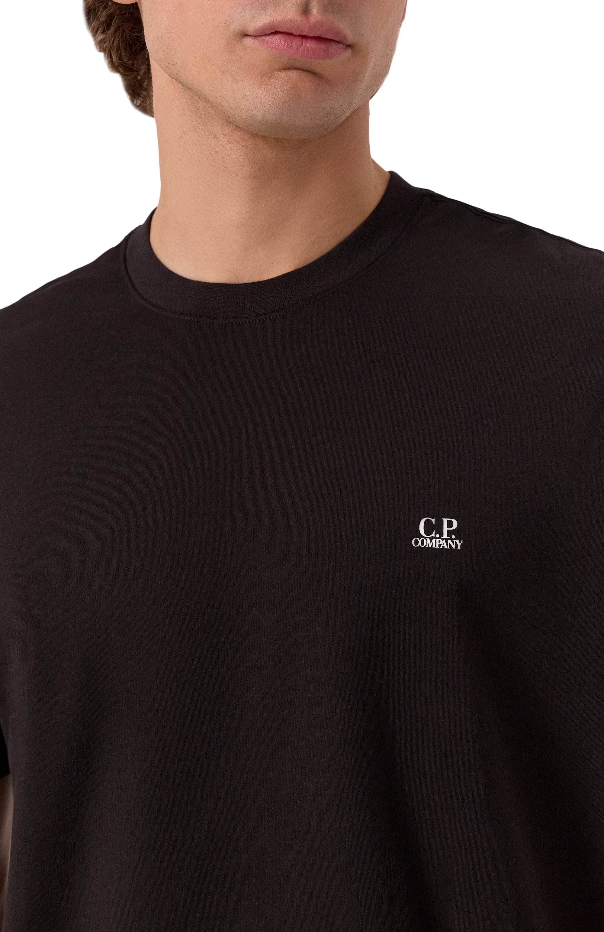 Хлопковая футболка C.P. COMPANY, арт. 18CMTS030A005100W, фото 5