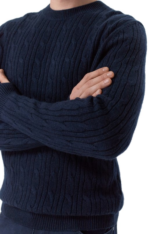 Джемпер из шерсти и кашемира BOSS 50549975 Синий  50549975 Фото 5