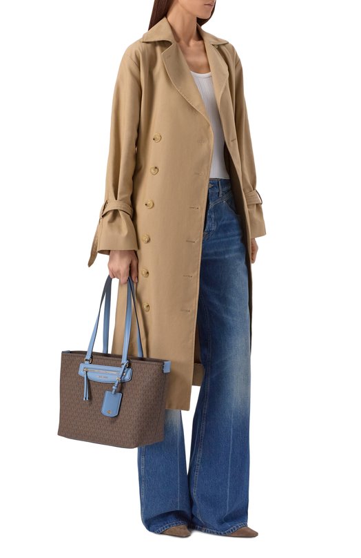 Сумка-тоут Jet Set Travel medium MICHAEL Michael Kors 30S6GTVT2Y Коричневый  30S6GTVT2Y Фото 3