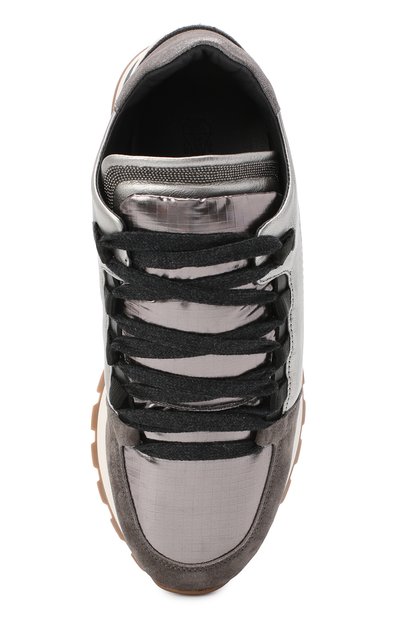 Комбинированные кроссовки BRUNELLO CUCINELLI, арт. MZSFG1889P, фото 5