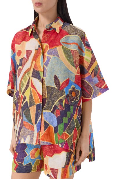 Льняная рубашка SHAN, арт. 42636-82, фото 3