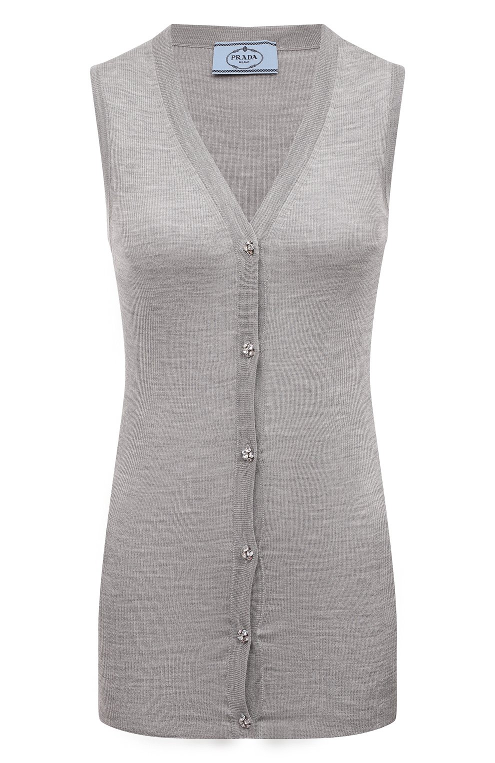 Шелковый жилет PRADA, арт. P29971-1Y82-F0031-212, фото 1