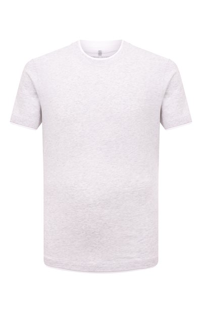 Мужская хлопковая футболка BRUNELLO CUCINELLI, арт. M0T617427