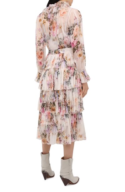 Шелковое платье ZIMMERMANN, арт. 9902DBRG, фото 4