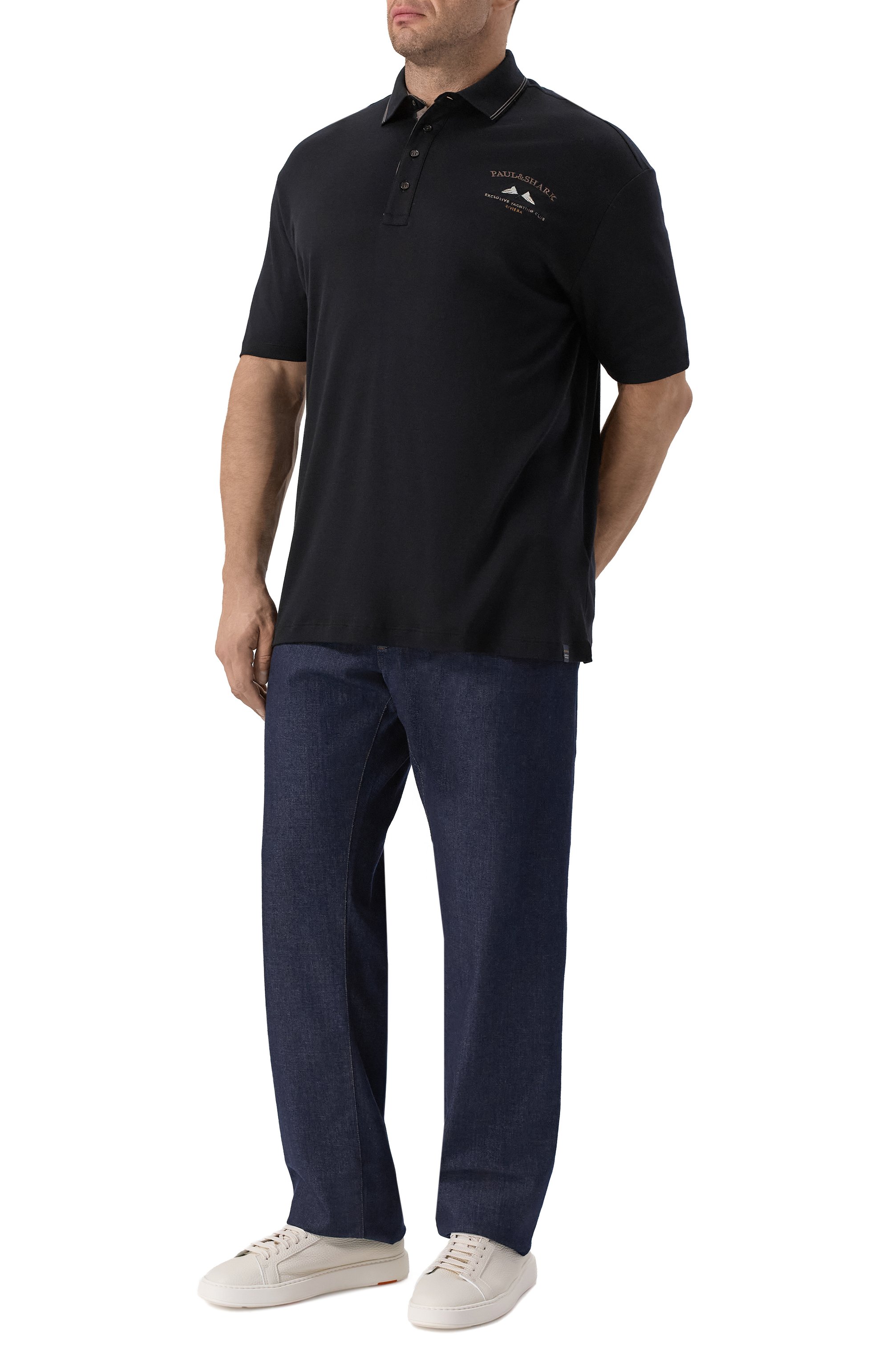 Хлопковое поло PAUL&SHARK, арт. 15311702/3XL-6XL, фото 2