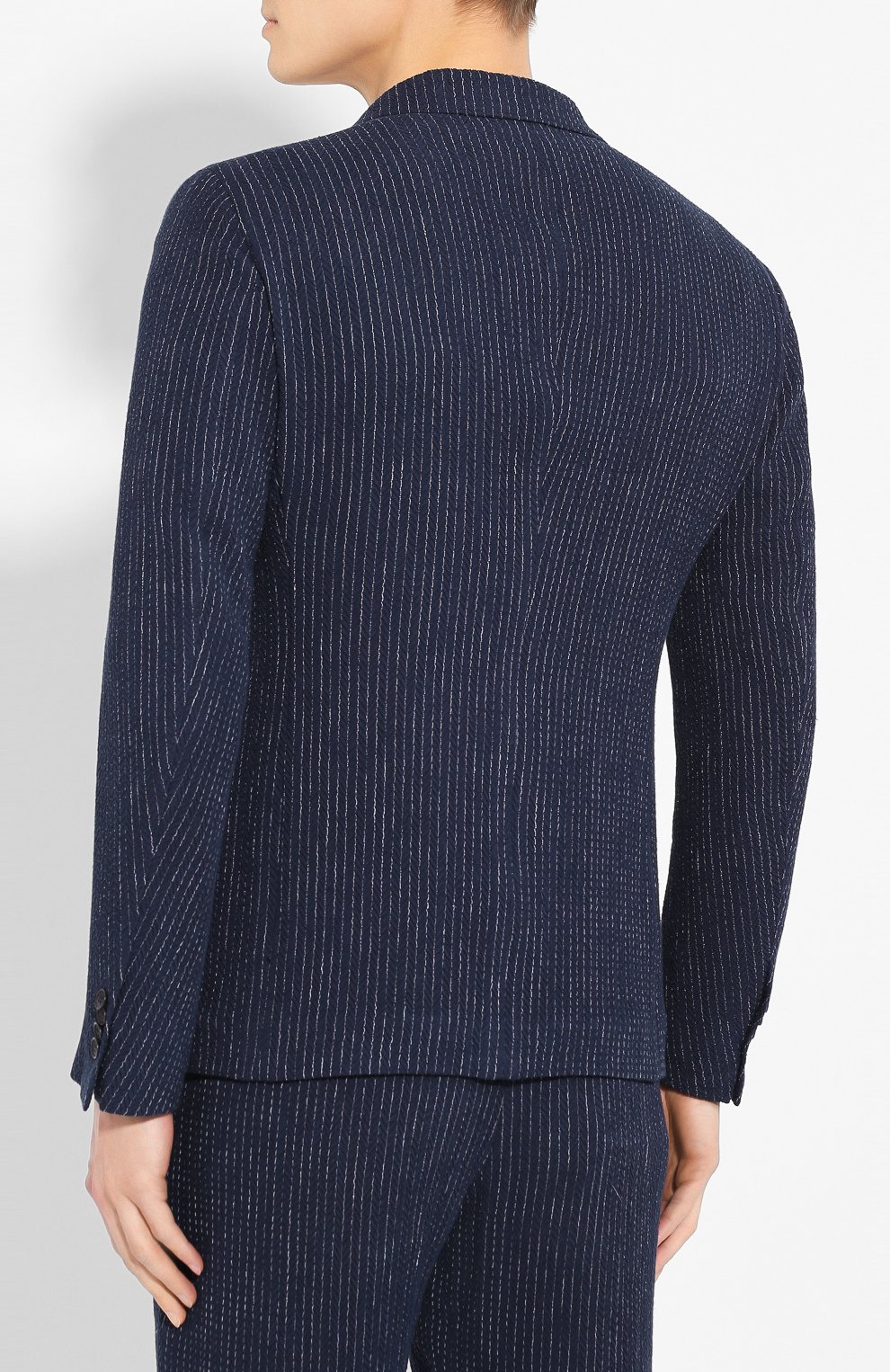 Пиджак из смеси льна и хлопка GIORGIO ARMANI, арт. 8WGGG02B/T01KE, фото 4