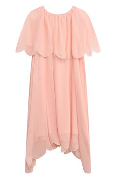 Детское платье STELLA MCCARTNEY светло-розового цвета, арт. TU1F01 | Фото 1 (Материал сплава: Проставлено; Драгоценные камни: Проставлено; Материал подклада: Вискоза; Материал внешний: Синтетический материал; Рукава: Короткие; Случай: Вечерний; Девочки Кросс-КТ: Платье-одежда; Ростовка одежда: 5 лет | 110 см, 13 - 15 лет | 158 см, 3 года | 98 см, 7 лет | 122 см, 9 лет | 134 см, 12 лет | 152 см, 4 года | 104 см)