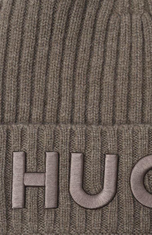 Шерстяная шапка HUGO 50527804 Серый  50527804 Фото 3