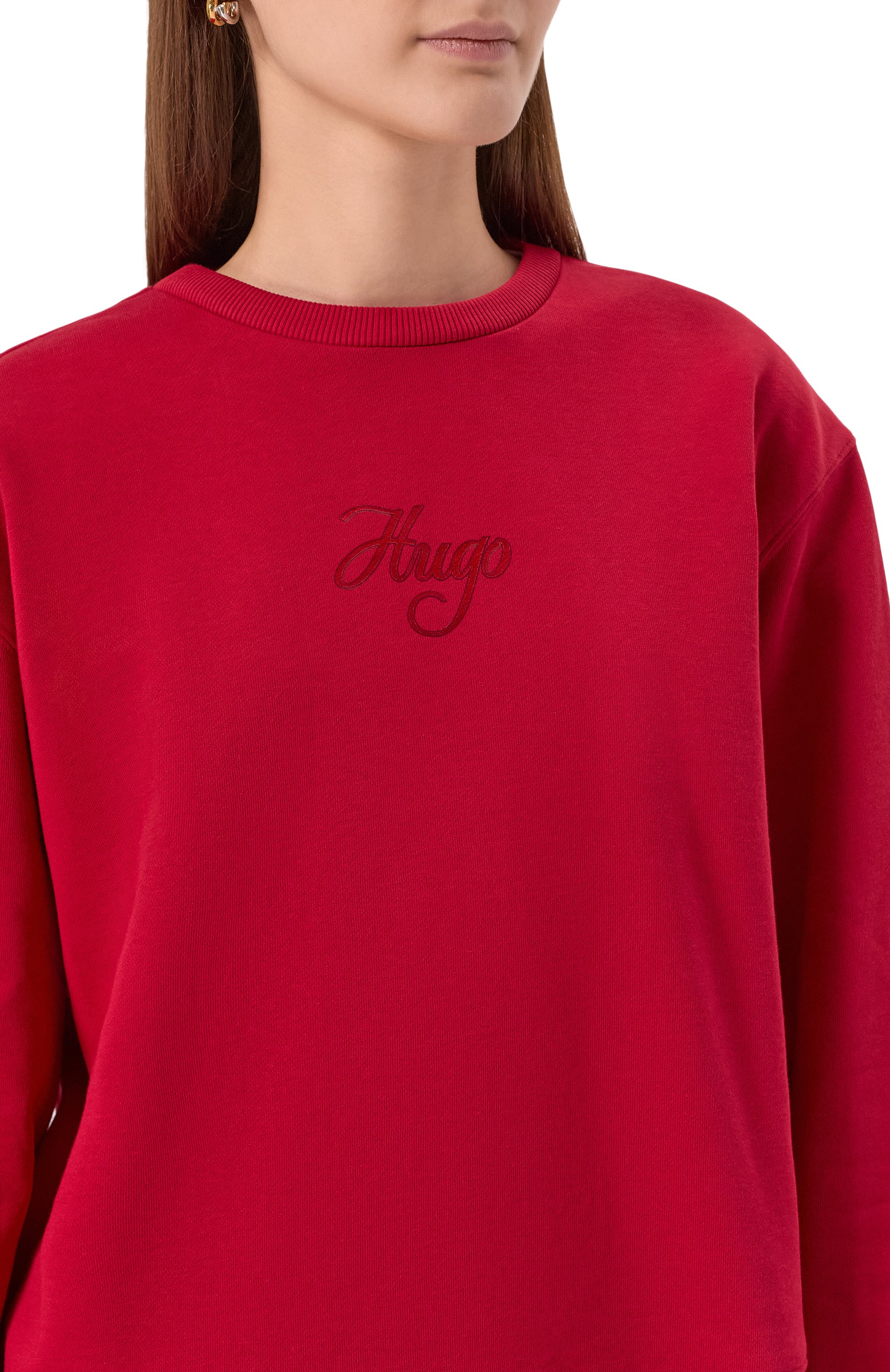 Хлопковый свитшот HUGO, арт. 50550149, фото 5