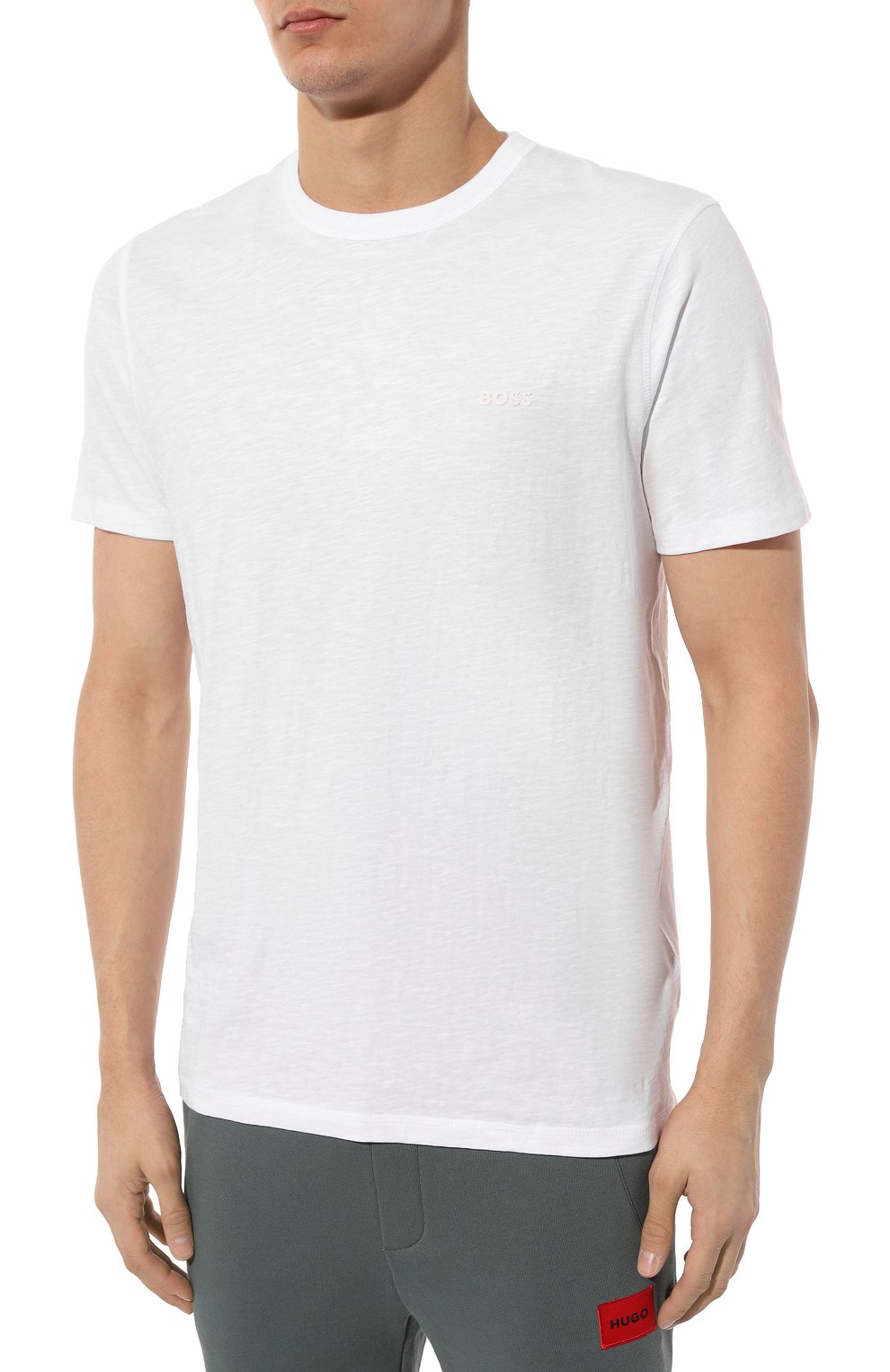 Хлопковая футболка BOSS ORANGE, арт. 50508243, фото 3