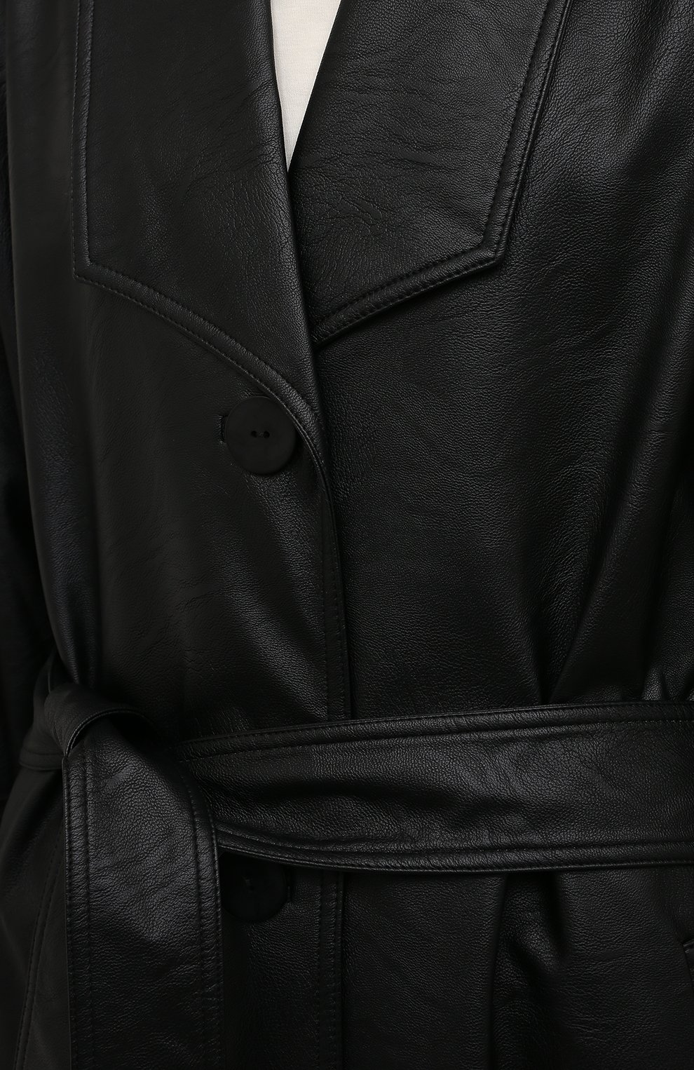 Тренч LESYANEBO черного цвета по цене 68000 руб., арт. FW21/H-621/VL/FT, фото 5 Тренч LESYANEBO, арт. FW21/H-621/VL/FT, фото 5