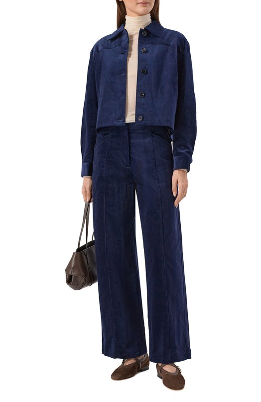 Вельветовые брюки Theory P1004204 Синий  P1004204 Фото 2