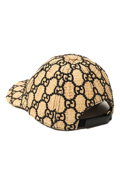 Бейсболка GUCCI кремового цвета по цене 64800 руб., арт. 577900 3HH38, фото 3 Бейсболка GUCCI, арт. 577900 3HH38, фото 3