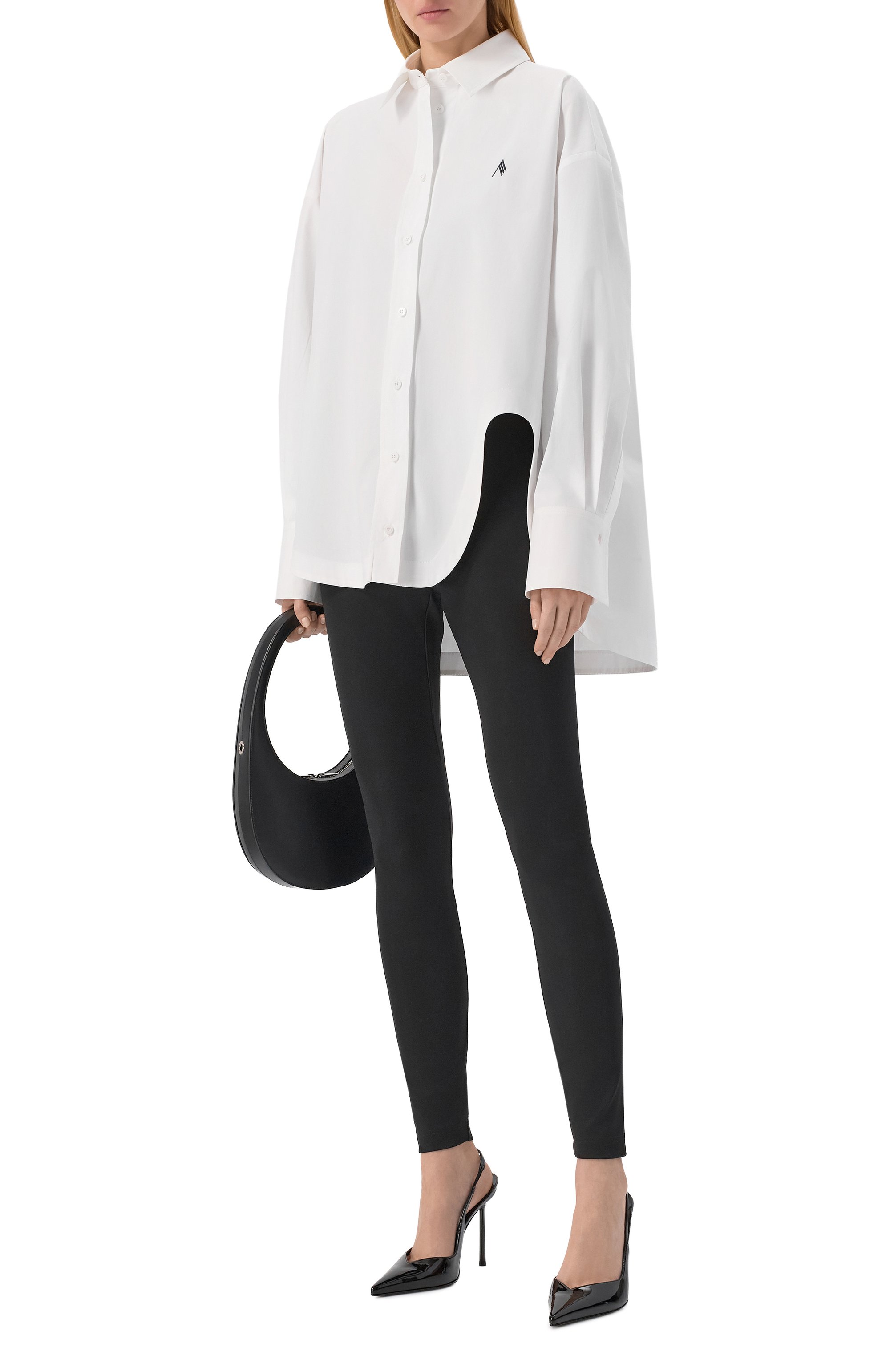 Хлопковая рубашка THE ATTICO, арт. 260WCH00004/CCC052AA, фото 2