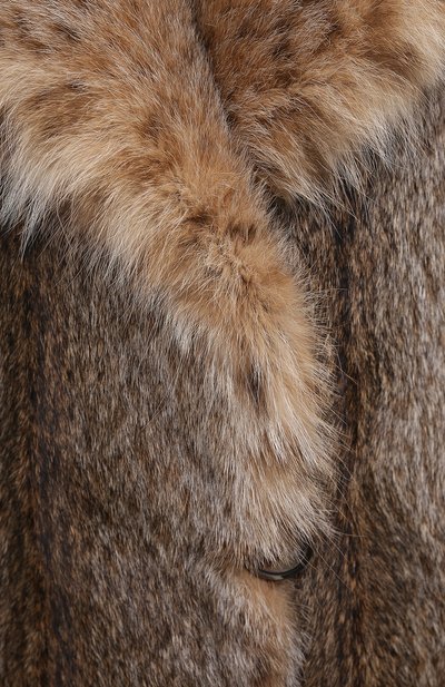 Шуба из меха рысевидной кошки COLOR TEMPERATURE, арт. К-9/221, фото 5