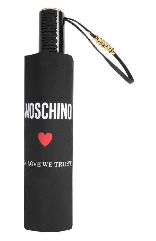 Складной зонт Moschino 8956-0PENCL0SE Чёрный  8956-0PENCL0SE Фото 5