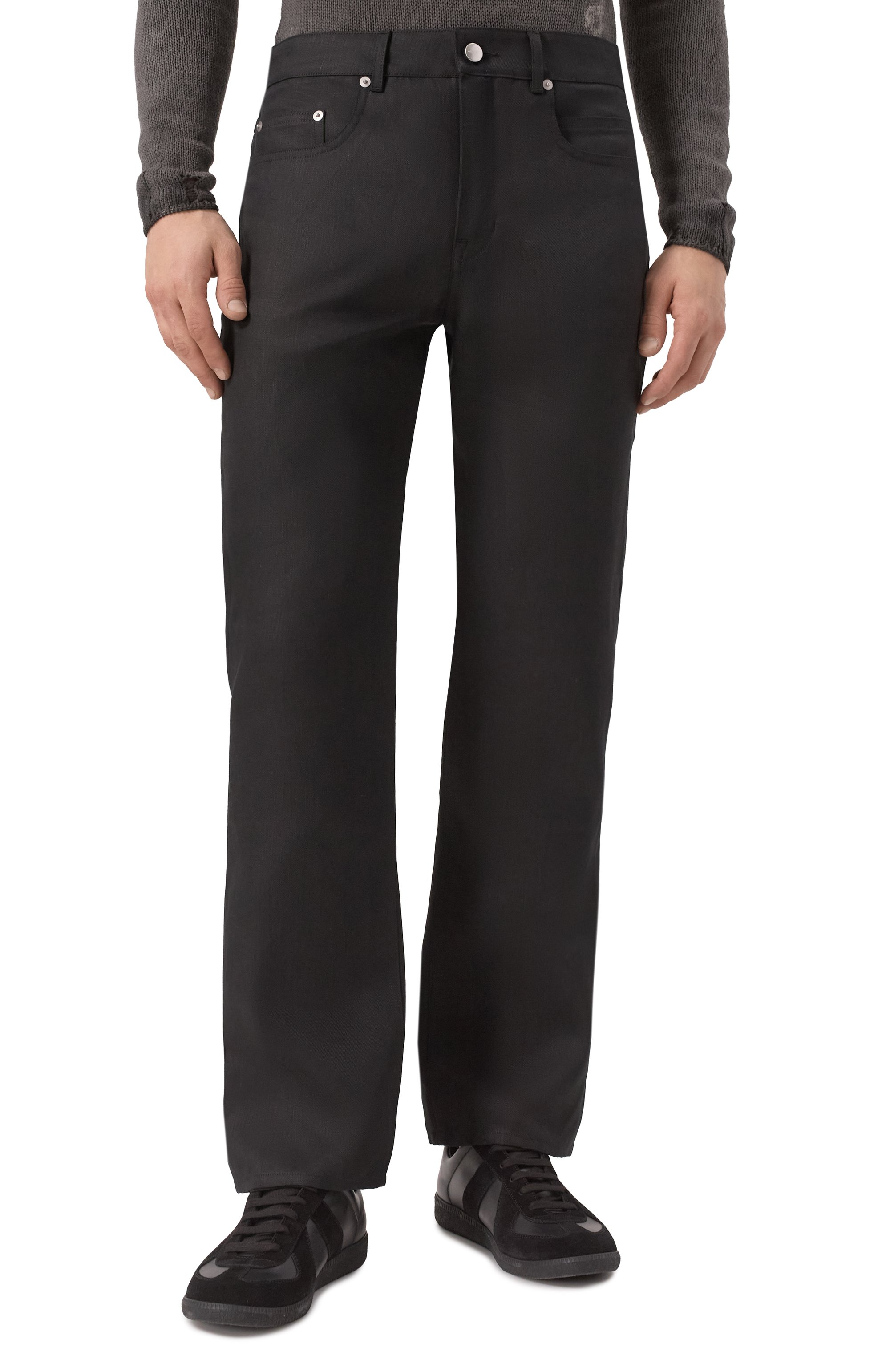 Льняные брюки RICK OWENS, арт. RR01E5308/TWL, фото 3