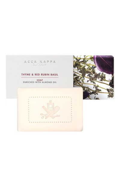 Женского твердое туалетное мыло thyme &amp; red rubin basil (150g) ACCA KAPPA, арт. 853550