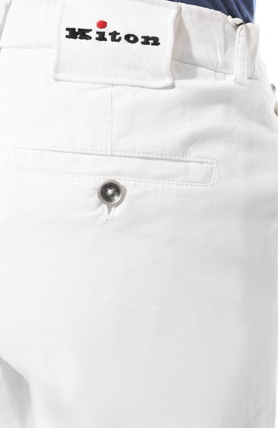 Брюки из хлопка и шелка KITON, арт. UFPPEK0606D, фото 5