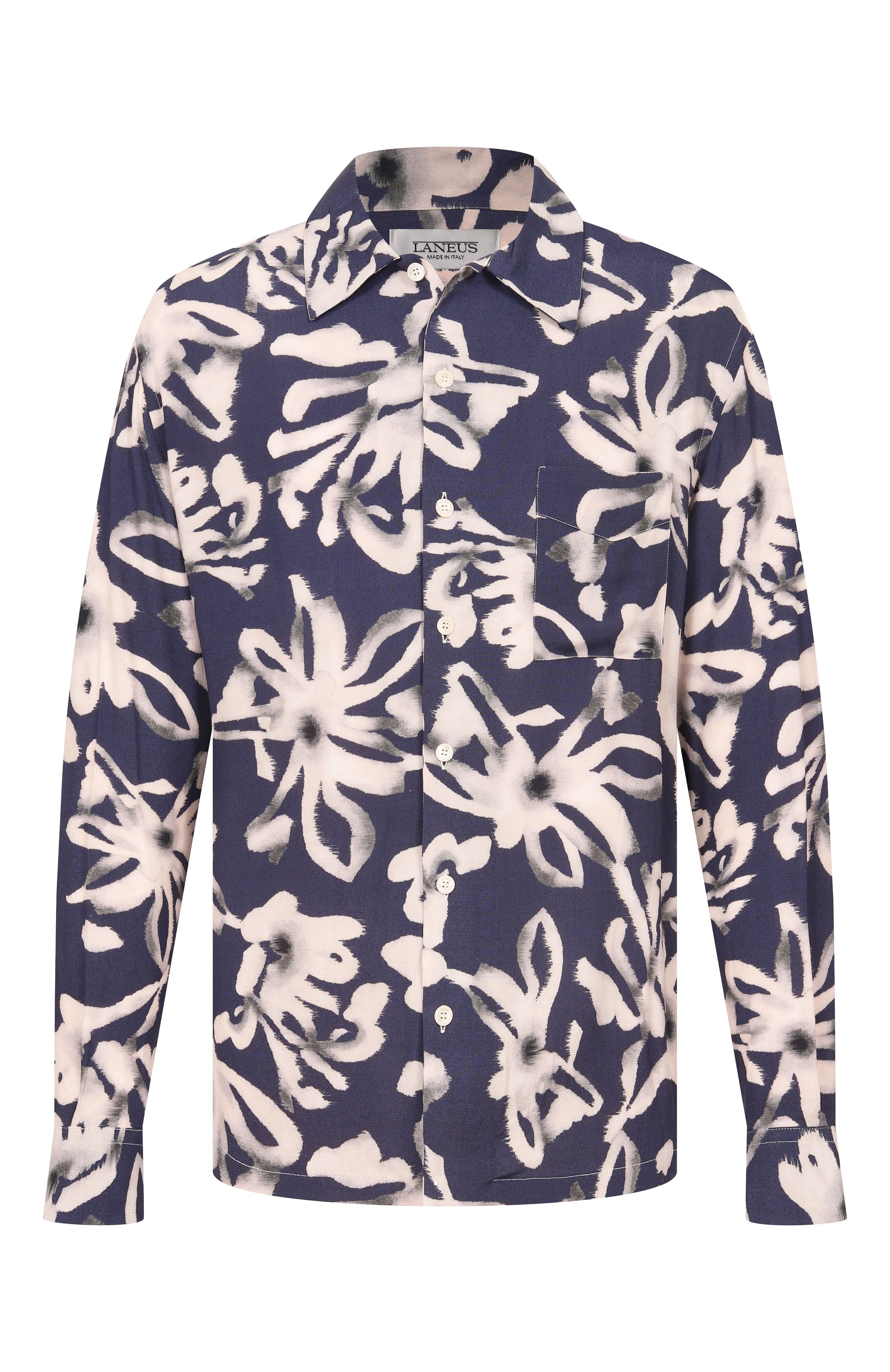 Рубашка из вискозы и льна LANEUS, арт. S6LAMASI081, фото 1