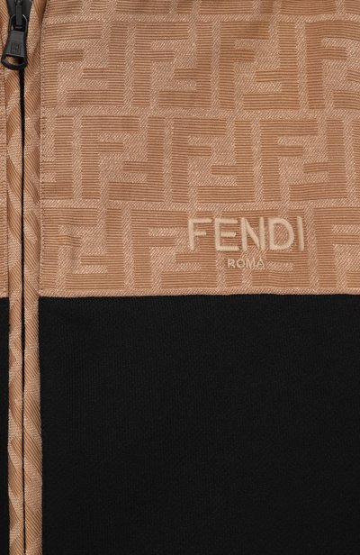 Хлопковая толстовка FENDI, арт. JUH106/5V0/8A-12+, фото 3
