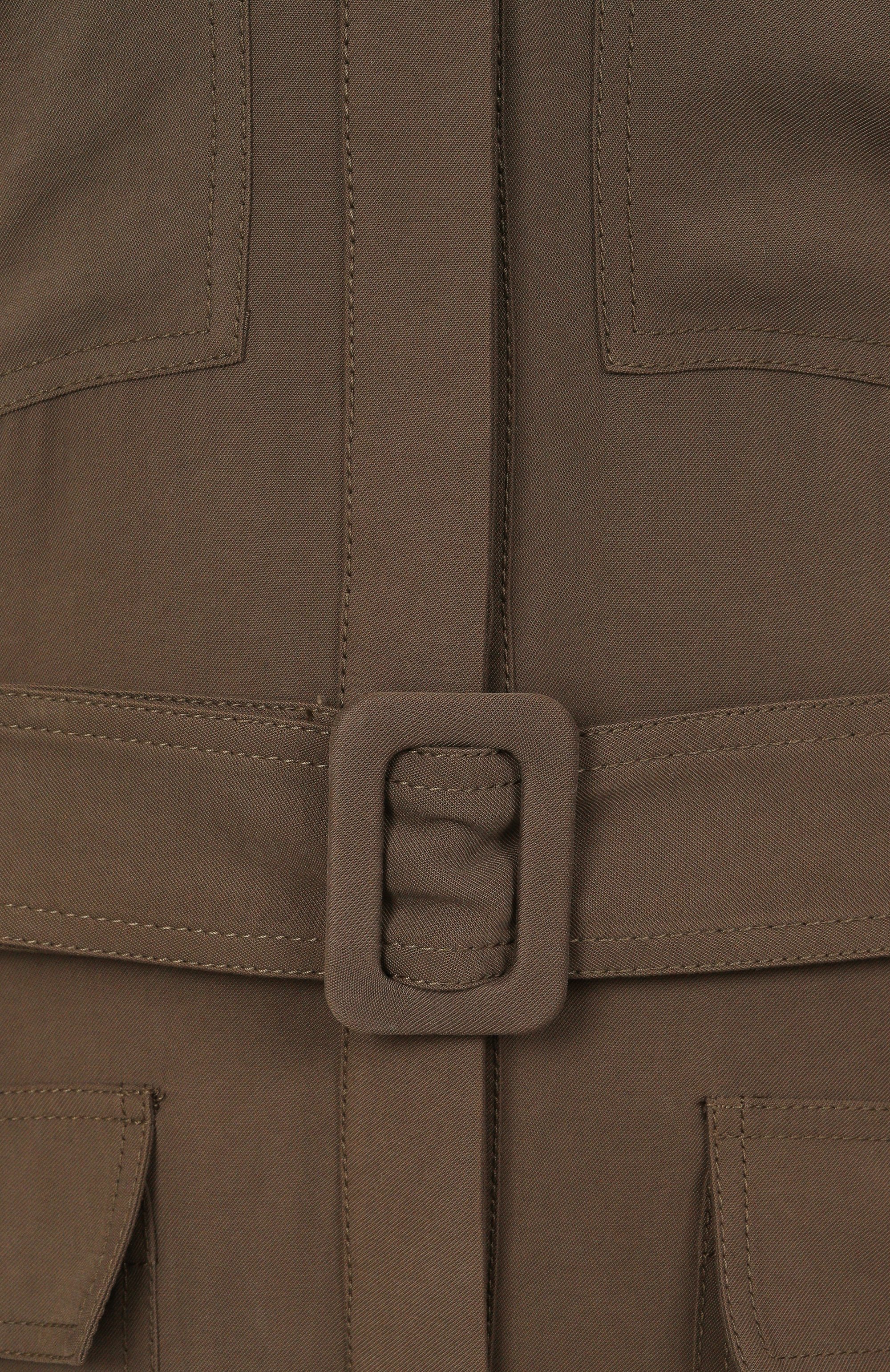 Комбинезон из вискозы THE ANDAMANE хаки цвета по цене 79950 руб., арт. T170187B/TNV121, фото 6 Комбинезон из вискозы THE ANDAMANE, арт. T170187B/TNV121, фото 6