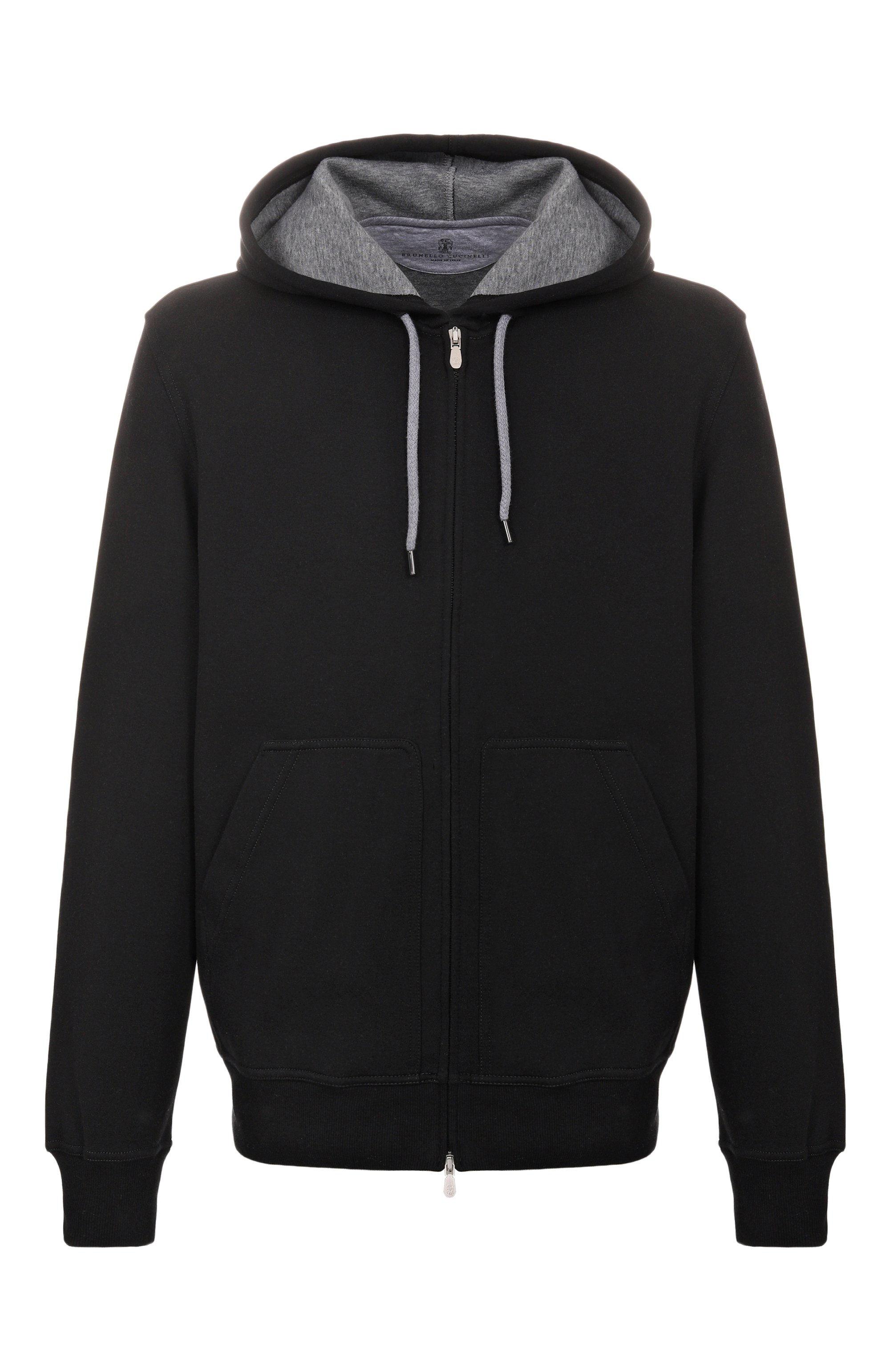 Толстовка из хлопка и кашемира BRUNELLO CUCINELLI, арт. MM8319069G, фото 1