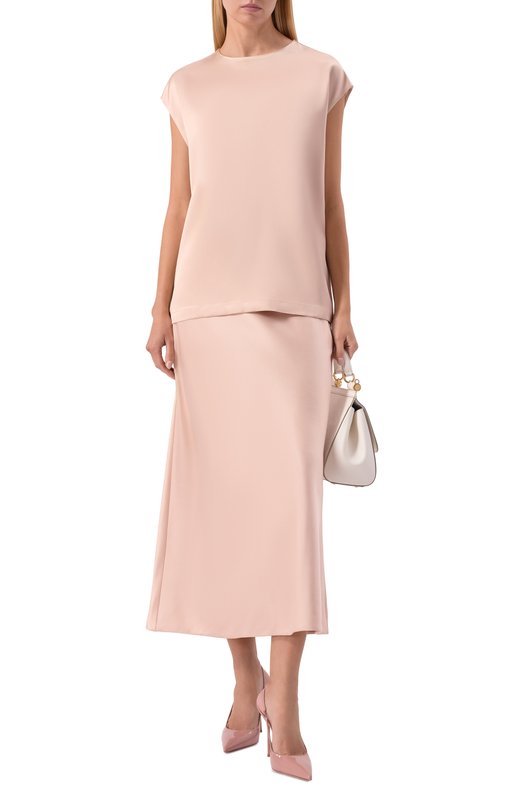 Атласная юбка MVST M26.2PW.S015/F096 D0UBLE SATIN Розовый  M26.2PW.S015/F096 D0UBLE SATIN Фото 2