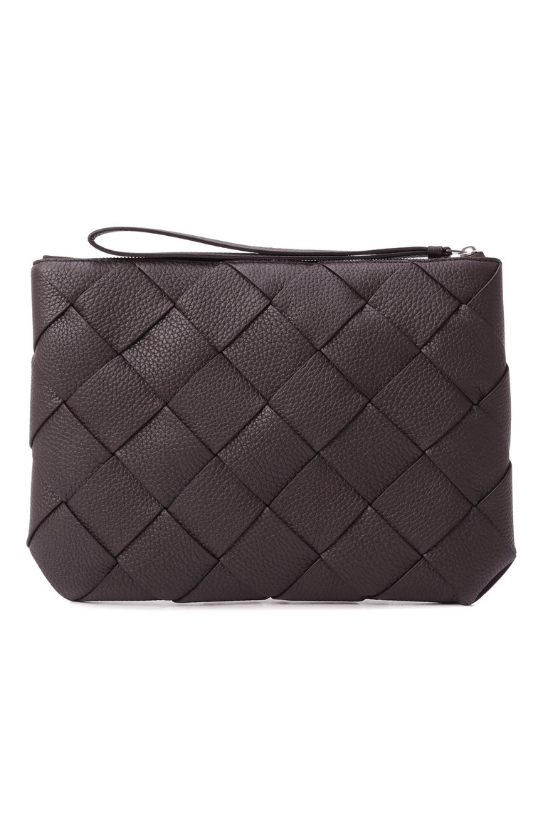 Мужская клатч diago large BOTTEGA VENETA темно-коричневого цвета, арт. 795632/V4FV1 | Фото 6 (Материал сплава: Проставлено; Драгоценные камни: Проставлено; Материал: Натуральная кожа; Размер: medium; Принт: Без принта)