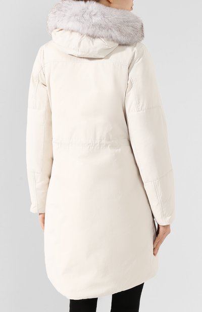 Парка military WOOLRICH белого цвета по цене 136500 руб., арт. WWCPS2814/UT0573, фото 4 Парка military WOOLRICH, арт. WWCPS2814/UT0573, фото 4
