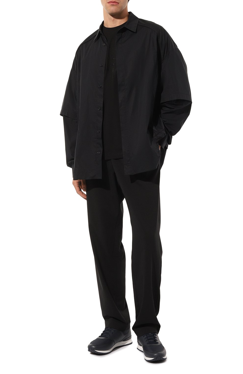 Кожаные кроссовки PAUL&SHARK, арт. 12318010, фото 2