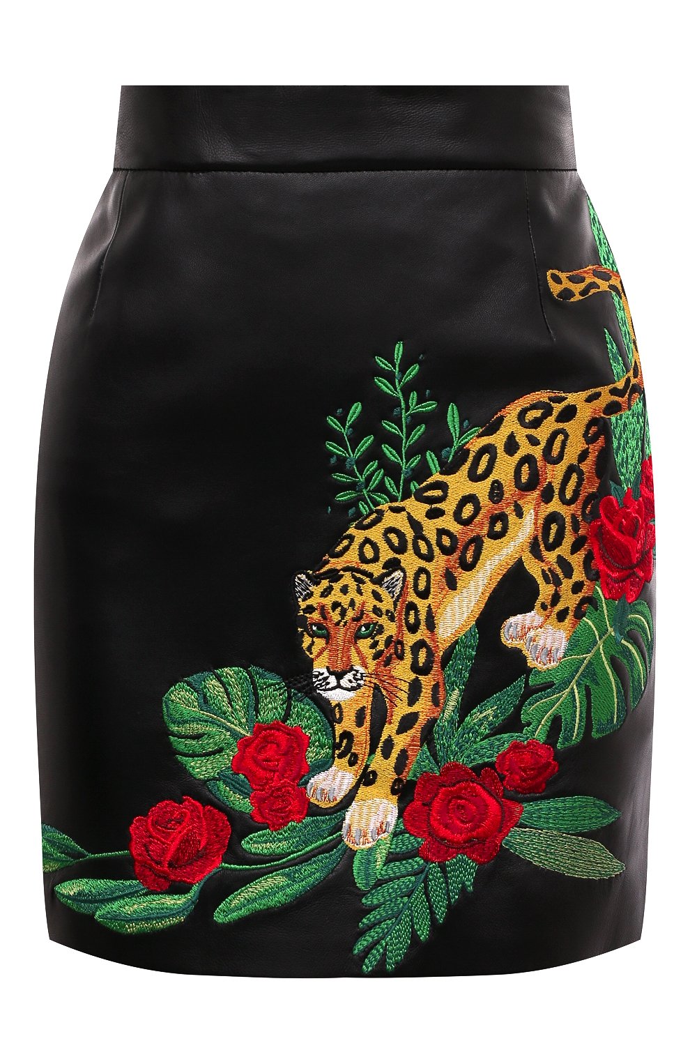 Кожаная юбка OLOLOL, арт. OLSKLT003/NP.900.EMB.LEO/S22, фото 1