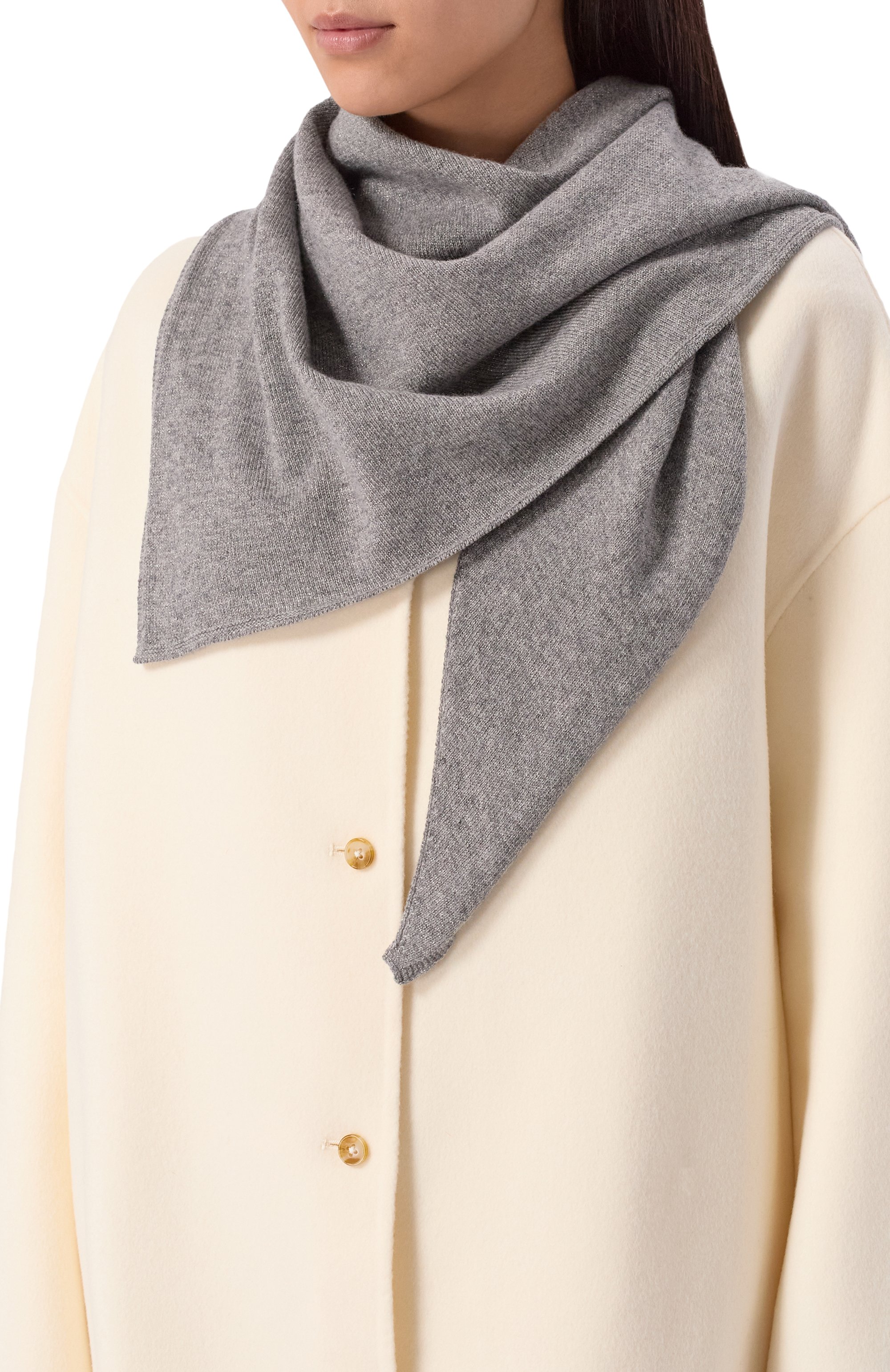 Шарф из кашемира и вискозы INVERNI, арт. 5459LXSM, фото 2