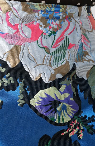 Юбка DRIES VAN NOTEN синего цвета по цене 89950 руб., арт. 201-10805-9051, фото 5 Юбка DRIES VAN NOTEN, арт. 201-10805-9051, фото 5