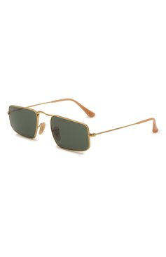 Женские солнцезащитные очки RAY-BAN золотого цвета, арт. 3957-919631 | Фото 1 (Кросс-КТ: С/з-унисекс; Региональные ограничения белый список (Axapta Mercury): Не проставлено; Нос: Не проставлено; Тип очков: С/з; Материал: Металл; Оптика Гендер: оптика-унисекс; Очки форма: Узкие)