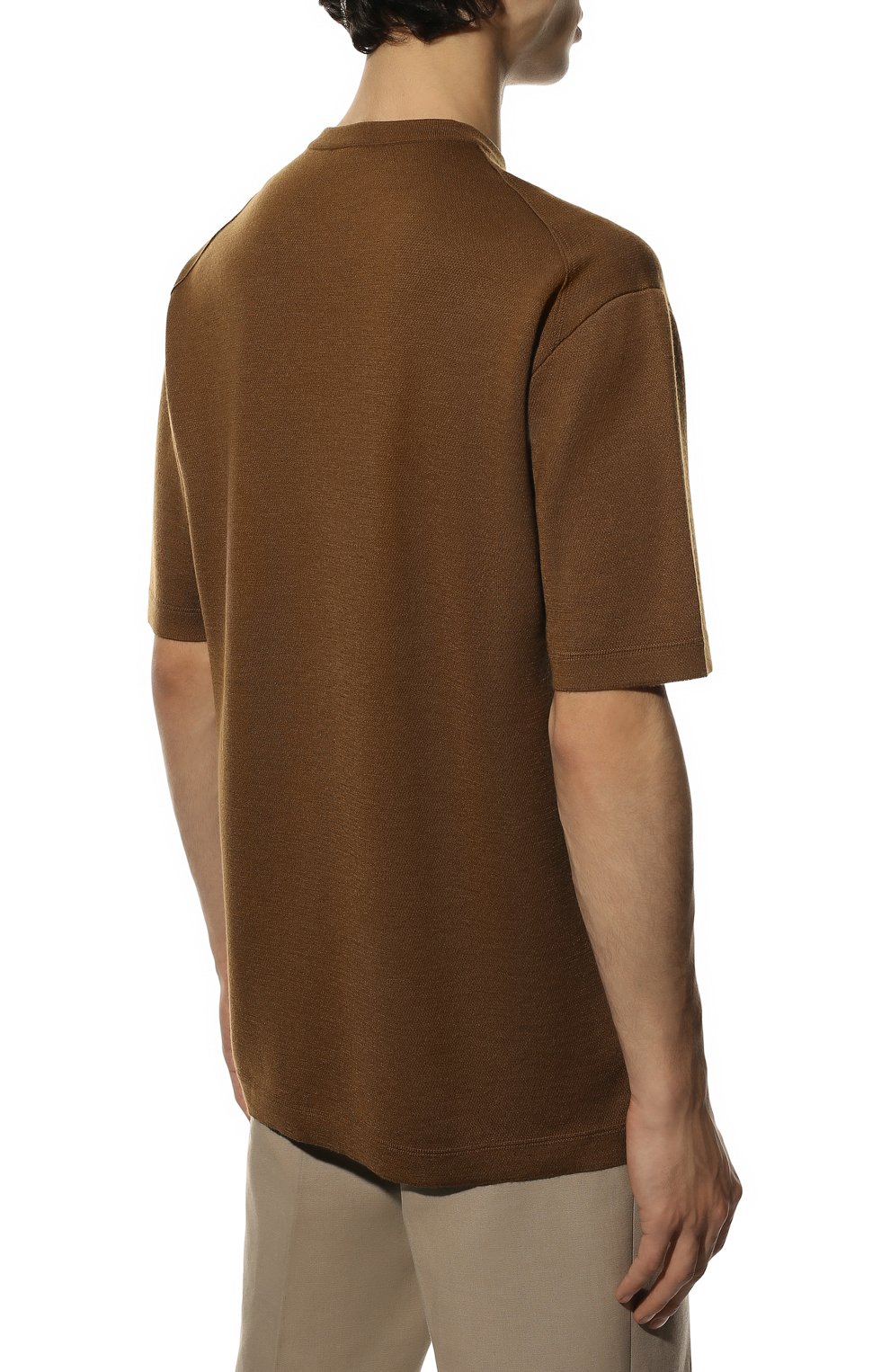 Футболка из шелка и кашемира ZEGNA, арт. UZH9G/C11, фото 4