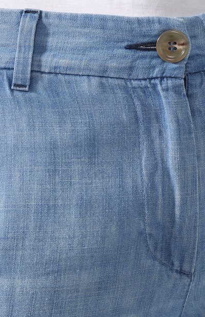 Укороченные джинсы с потертостями GUCCI, арт. 519776/XD775, фото 5