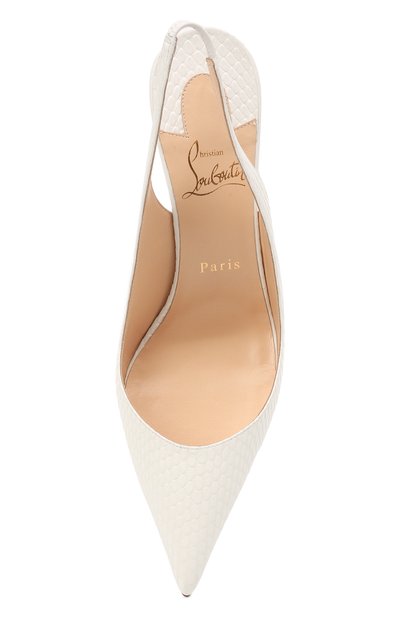 Кожаные туфли clare sling 80 CHRISTIAN LOUBOUTIN, арт. 3200041/CLARE SLING 80, фото 5