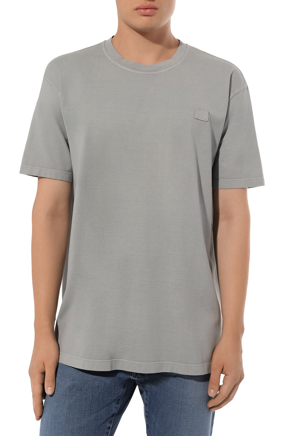 Хлопковая футболка PAUL&SHARK серого цвета по цене 15950 руб., арт. 13311654, фото 3 Хлопковая футболка PAUL&SHARK, арт. 13311654, фото 3