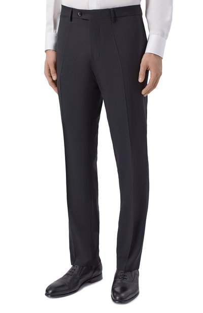 Шерстяные брюки BERWICH черного цвета по цене 37050 руб., арт. SC/1/FA1755X, фото 3 Шерстяные брюки BERWICH, арт. SC/1/FA1755X, фото 3