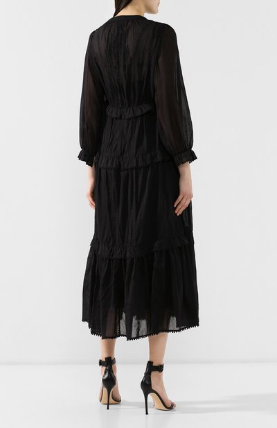 Хлопковое платье ISABEL MARANT ETOILE, арт. R01283-19P023E/AB0NI, фото 4
