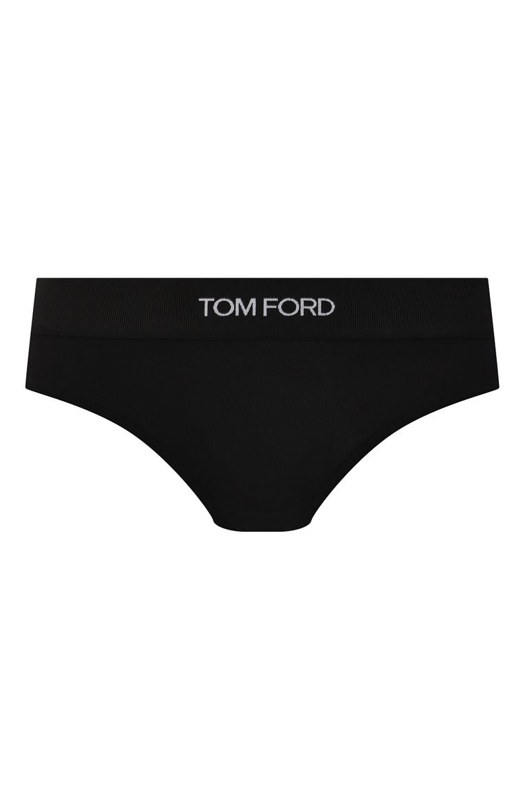 Женские трусы-слипы TOM FORD черного цвета, а�рт. KNJ004-JEX011 | Фото 1 (Материал внешний: Синтетический материал; Материал сплава: Проставлено; Нос: Не проставлено)