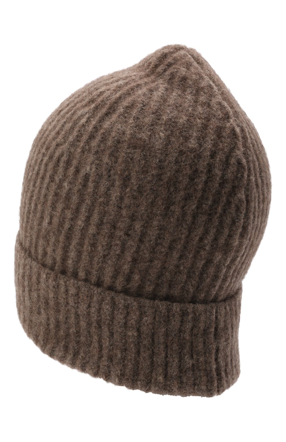 Шерстяная шапка ISABEL BENENATO темно-бежевого цвета по цене 17750 руб., арт. DK68F21, фото 3 Шерстяная шапка ISABEL BENENATO, арт. DK68F21, фото 3