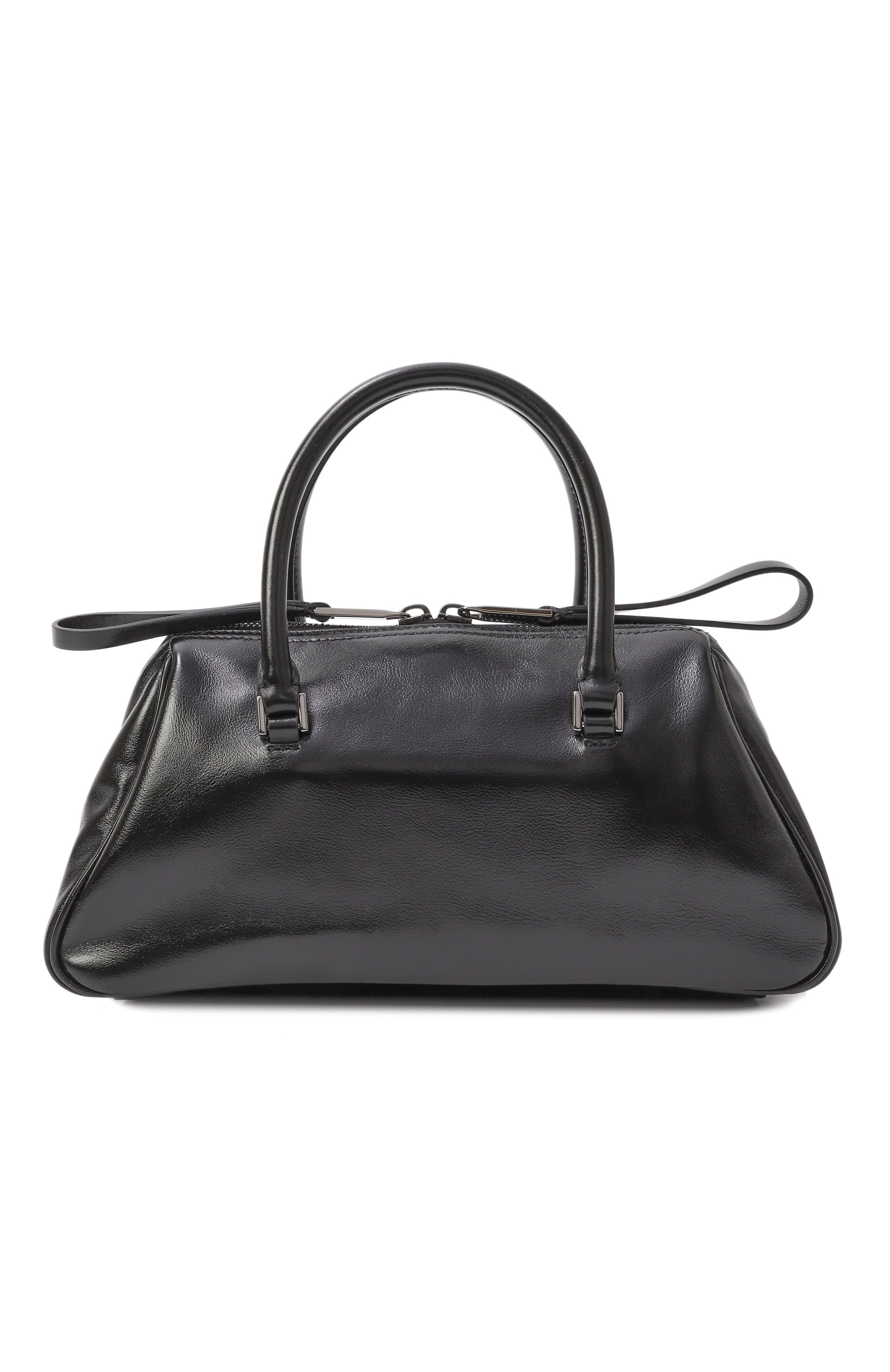 Сумка multipocket bowling small FERRAGAMO черного цвета по цене 270500 руб., арт. 21A228/786980, фото 6 Сумка multipocket bowling small FERRAGAMO, арт. 21A228/786980, фото 6