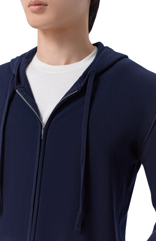 Хлопковый кардиган Andrea Campagna M5426-8025 Синий  M5426-8025 Фото 5